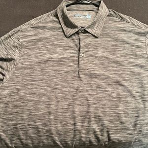 Men’s Roundtree & Yorke Performance Short-Sleeve Polo Shirt.